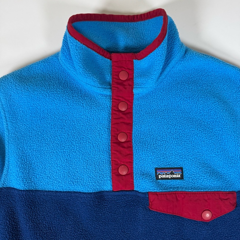 Patagonia Kids' Lightweight Synchilla Snap-T Pullover - Size M (10) - Picture 4 of 8